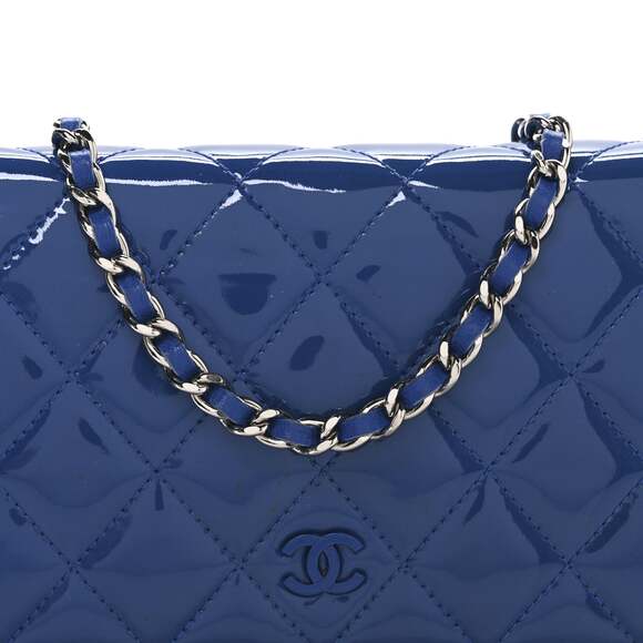 Chanel Patent Calfskin Quilted Wallet #242449C14B - Picture 9 of 11